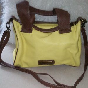 Steve Madden 2 tone satchel crossbody bag NWOT